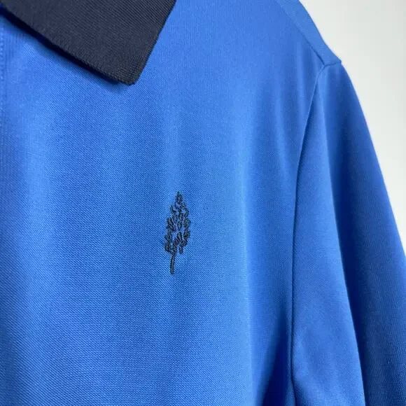 Kjus Men's Sami Polo Shirt Short Sleeve Golf Performance Blue Small - Picture 4 of 8